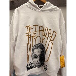 Bricks & Butter Hoodie | Nas - If I Ruled The World Pullover White M, L, XL, XXL